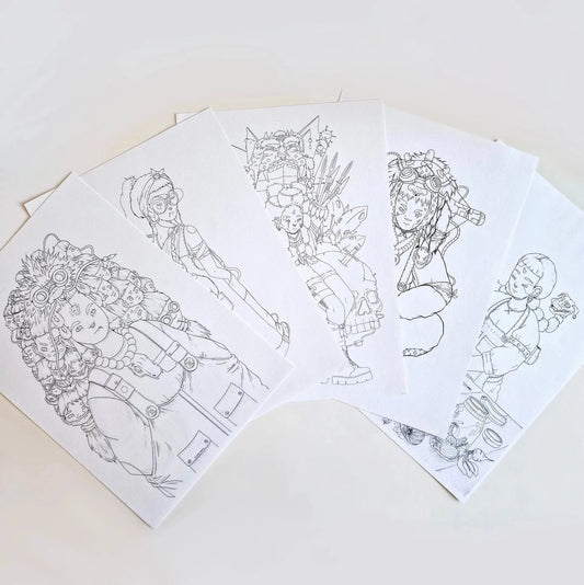 Printable Coloring Pages (Pack 2)