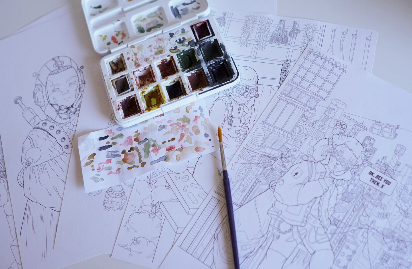 Printable Coloring Pages (Pack 2)