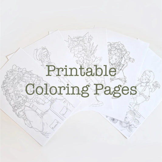 Printable Coloring Pages (Pack 2)